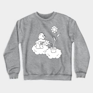 watering flowers Crewneck Sweatshirt